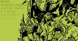 Cover art featuring artists from Jet Set Radio OST with vibrant graffiti-style graphics and a lively green background.