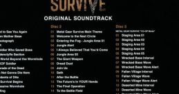 METAL GEAR SURVIVE ORIGINAL SOUNDTRACK - Video Game Music