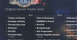 PHANTASY STAR ONLINE 2 Original Sound Tracks Vol.9 ファンタシースターオンライン2 オリジナルサウンドトラック Vol.9 - Video Game Music