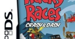 Cover art for Wacky Races: Crash & Dash featuring colorful racing vehicles and characters in a fun competition.