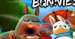 Colorful characters from "Blast 'Em Bunnies," featuring playful and fierce bunnies ready for action in a vibrant game setting.