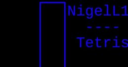 Tetris [By NigelL12] - Video Game Video game from Tetris [By NigelL12]. Published by NigelL12 (2019). Uploaded by Arc84.