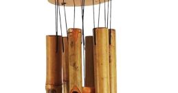 Chime The delicate of wind chimes fill the air, creating a soothing melody that dances with the breeze. Each chime