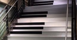 Creative staircase design featuring piano keys, blending music and architecture for an engaging experience.