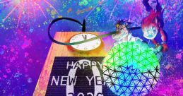 New-Year The air is filled with excitement as the clock strikes midnight, marking the beginning of a new year. The of