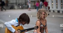 Busking You can hear the lively melodies of a Russian Accordionist filling the streets of Moscow as he busks for