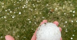 Hail The chilling of a Torrential Hailstorm fills the air with a cacophony of sharp, staccato beats as hailstones pound