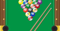 Billiards The echoing of a pool break reverberated throughout the room, signaling the start of a new game. The sharp