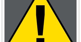 Yellow triangular warning sign with an exclamation mark and the word "Attention" on a gray background, emphasizing caution.