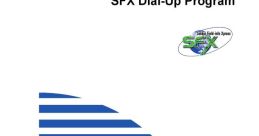 Sokkia Series SRX SFX Dial-Up Program cover featuring program explanations and blue striped design for land surveying tools.