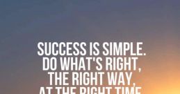 Inspirational quote on success by Arnold H. Glasow emphasizes integrity and timing for achieving goals.