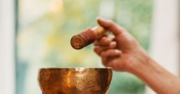 Tibetan-Bowl The ethereal of a Tibetan Singing Bowl fills the air, creating a sense of tranquility and harmony. The