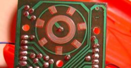 Detailed circuit board design showcasing features used in Circuitbent projects with colorful connecting wires.