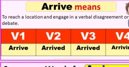 Arrive You can practically hear the excitement in the air as the announcement for "Flight #arrive" echoes through the