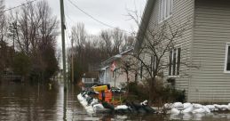 Flooding In the midst of a flooding emergency in Nanterre, France, the of a toilet flush fills the air. R4 00598 Fr