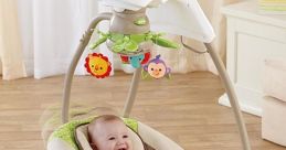 Baby-Swing The soft creaking of the swing as it rocks back and forth fills the room with a gentle rhythmic pattern. The