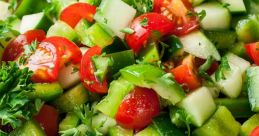 Salad The first that resonates in the kitchen is the sharp and distinct of a knife cutting through fresh vegetables on a