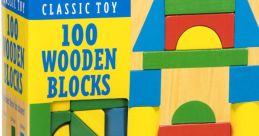 Wooden-Toy-Blocks The clatter of toy wooden blocks being played with by a child is a joyful symphony of creativity and