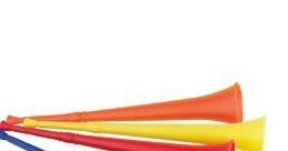 Vuvuzela The shrill of the Vuvuzela echoed through the air, cutting through the noise of the crowded stadium. The