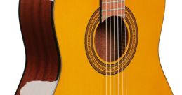 Nylon-Guitar The of guitar arpeggios fills the room, creating a sense of tranquility and beauty. The gentle plucking of the