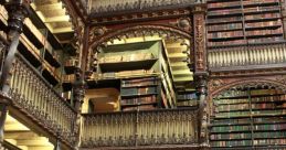 Antique. Library In the dimly lit antique library, the first that greets visitors is the gentle whirring of the old steam