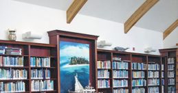 Sailing Library The of water splashing against the side of a sailing ship fills the air, creating a rhythmic and soothing