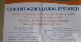 Agriculture Library Whether you are a seasoned farmer or just have a green thumb, the Agriculture's Library offers a vast 