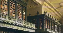 30's Library The of a man coughing in the library draws everyone's attention, causing a moment of silence to fall over