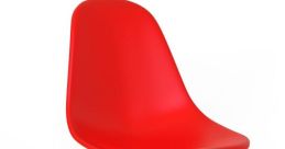 Eames Plastic Chair Library The Eames Plastic Bucket Chair offers a classic and comfortable seating option for libraries,