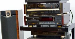 Hi fi Library The within the Hi Fi S Library are a vibrant symphony of vintage and modern audio equipment, each emitting