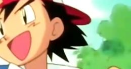 Ash Ketchum from 4Kids, cheerful and ready for adventure, showcasing his iconic hat and determined expression.