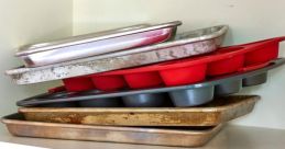 Baking sheet Library The first , "Baking Sheet - Mallet Impact 32," resonates through the air with a deep thud. The sharp