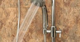 Hand Shower Head Library The Hand Shower Head in an apartment master bathroom creates a symphony of as it is used