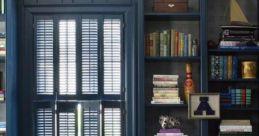 Shutters Library The first that we encounter when stepping into Shutters S Library is the unmistakable creaking of the