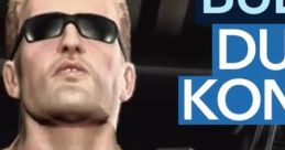 Duke Nukem in Bulletstorm DLC, showcasing his iconic look with sunglasses and muscle-bound physique.