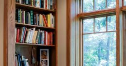 Window opening Library The first is rich and resonant, the creaking of a wooden window sill opening on its hinges. The