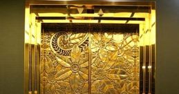 Elevator interior Library The delicate chime of the elevator doors sliding open echoes through the small space of the