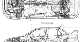 Mitsubishi Evo Library The roaring engine of the Mitsubishi Evo VIII fills the air, the echoing through the trees as it