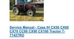 Case II CX90 Library The first from the Case II CX90 S Library captures the powerful engine of a tractor as it revs up