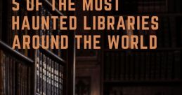 Haunted Library The of male ghostly breath in reverse, inhaling air with an ethereal spirit, echoes through the haunted