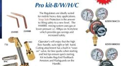 Acetylene Original Kit by Harris with regulators, flashback arrestors, and safety features for optimal gas cutting performance.