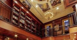 Mansion Library The echo of footsteps on the wooden floor and rug in the stately ballroom of a National Trust mansion