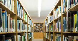 Books Library The of a crowd in a huge library study carrels area fill the air, setting the tone for a quiet yet bustling