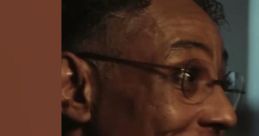 Gustavo Fring character portrayed by Giancarlo Esposito, showcasing a moment of intense dialogue.