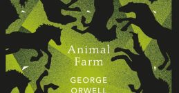 Cover of "Animal Farm" by George Orwell, featuring stylized animal silhouettes, part of the Penguin English Library collection.