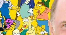 Homer Simpson and other iconic characters from The Simpsons, showcasing Dan Castellaneta's beloved voice work.