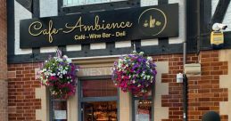 Cafe ambience Library The of a bustling café fill the air, creating a warm and inviting atmosphere that beckons you to