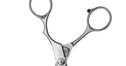 Metal scissors Library Imagine the of metal scissors swiftly slicing through strands of hair, the gentle tick-tock as