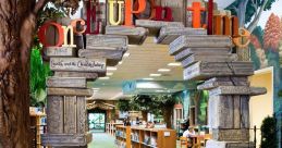 Amusement Mall Library The moment you step into the Amusement Mall's Library, you are instantly hit with a cacophony of