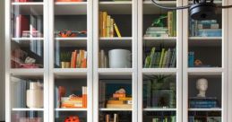 Cabinet doors Library The of cabinet doors opening and shutting can evoke a sense of anticipation and curiosity. The deep